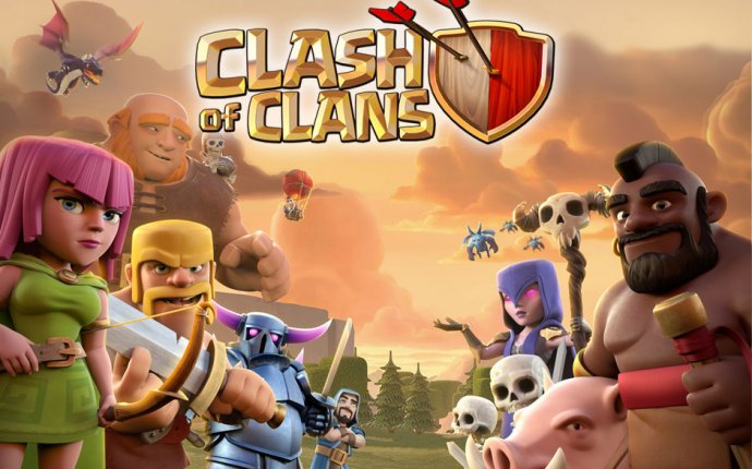 Clash of Clans online game for computer
